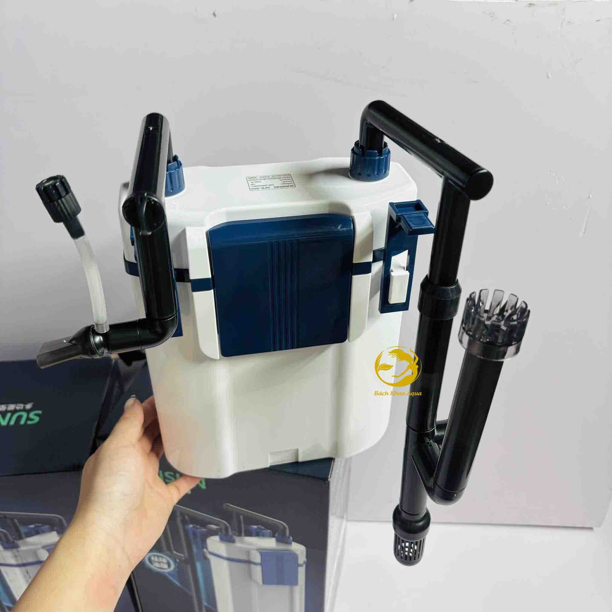 Máy lọc treo Sunsun AFB-300A / AFB-350A  / AFB-400 / AFB-450 có lọc váng cho bể cá cảnh